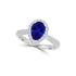 TMR121231 - Brynleigh - Pear Tanzanite And Diamond Ring Halo