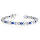 TTBR1006 - Sapna - Certified AAAA Tanzanite and Diamond Bracelet