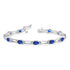 TTBR1007 - Ashi - Certified AAAA Tanzanite and Diamond Bracelet