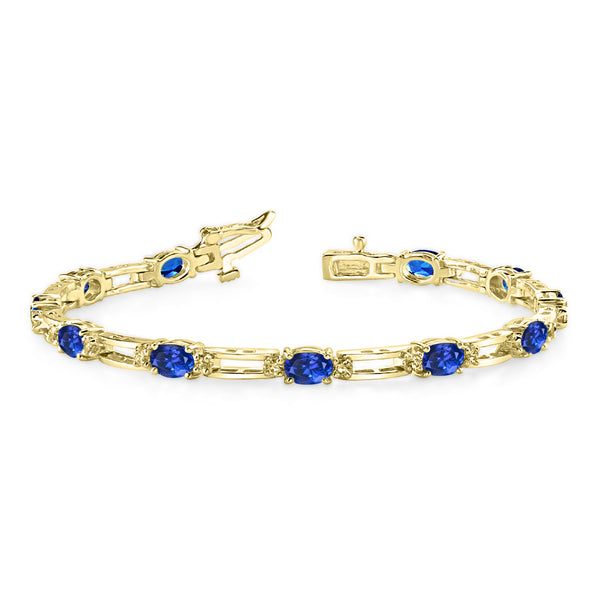 TTBR1007 - Ashi - Certified AAAA Tanzanite and Diamond Bracelet