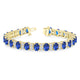 TTBR1012 - Dhara - Certified AAAA Tanzanite and Diamond Bracelet