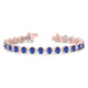 TTBR1015 - Rama - Certified AAAA Tanzanite and Diamond Bracelet