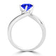 TMR121102 - Olivia - Round Tanzanite Ring