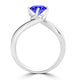 TMR121102 - Olivia - Round Tanzanite Ring