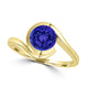 TMR121106 - Charlotte - Round Tanzanite Ring