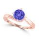 TMR121102 - Olivia - Round Tanzanite Ring