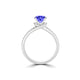 TMR121177 - Autumn - Round Tanzanite and Diamond Ring