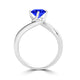 TMR121102 - Olivia - Round Tanzanite Ring