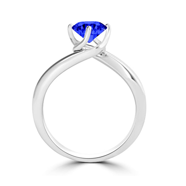 TMR121102 - Olivia - Round Tanzanite Ring