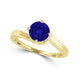 TMR121102 - Olivia - Round Tanzanite Ring