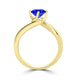 TMR121102 - Olivia - Round Tanzanite Ring