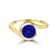 TMR121106 - Charlotte - Round Tanzanite Ring