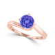 TMR121102 - Olivia - Round Tanzanite Ring