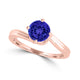 TMR121102 - Olivia - Round Tanzanite Ring