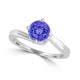 TMR121102 - Olivia - Round Tanzanite Ring