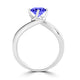 TMR121102 - Olivia - Round Tanzanite Ring