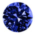 12.29ct Round Certified AAAA Tanzanite Gemstone 11.89x11.86mm 14.45x14.45mm