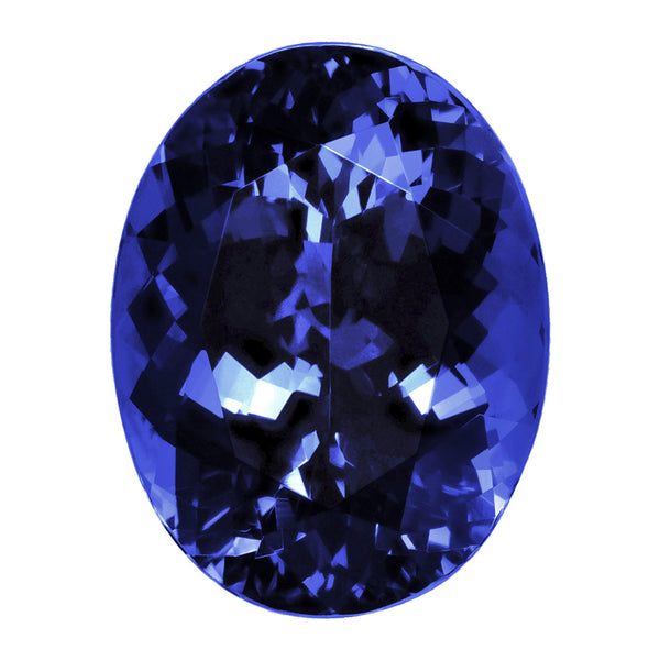 14.40ct Oval Certified AAAA Tanzanite Gemstone 18.18x13.91mm