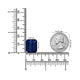 19.54ct Emerald Cut Certified AAAA Tanzanite Gemstone 16.79x14.84mm
