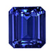 19.54ct Emerald Cut Certified AAAA Tanzanite Gemstone 16.79x14.84mm