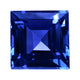 5.17ct Square Certified AAAA Tanzanite Gemstone 9.10x9.10mm