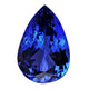 7.29ct Pear Certified AAAA Tanzanite Gemstone 16.03x10.72mm