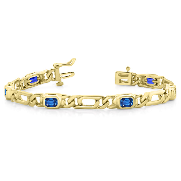 TTBR1017 - Purvi - Certified AAAA Tanzanite Bracelet