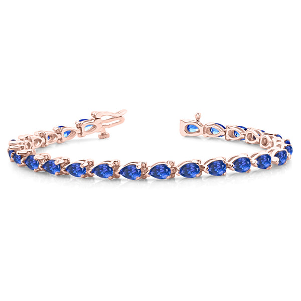 TTBR1016 - Hema - Certified AAAA Tanzanite Bracelet