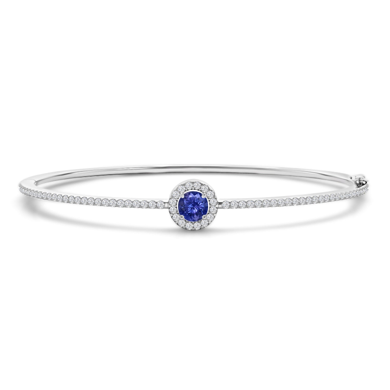 Callista Pink Sapphire and Tanzanite Bangle Bracelet - Kaufmann de Suisse  Diamond Jewelry Delray Beach FL