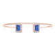 TTBR1024 - Parul - Certified AAAA Tanzanite and Diamond Bangle