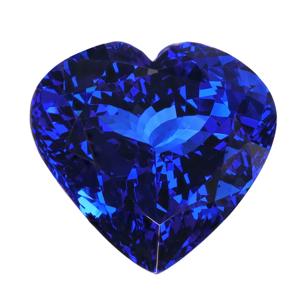 72.93ct Heart Certified AAAA Tanzanite Gemstone 26.00x27.00mm