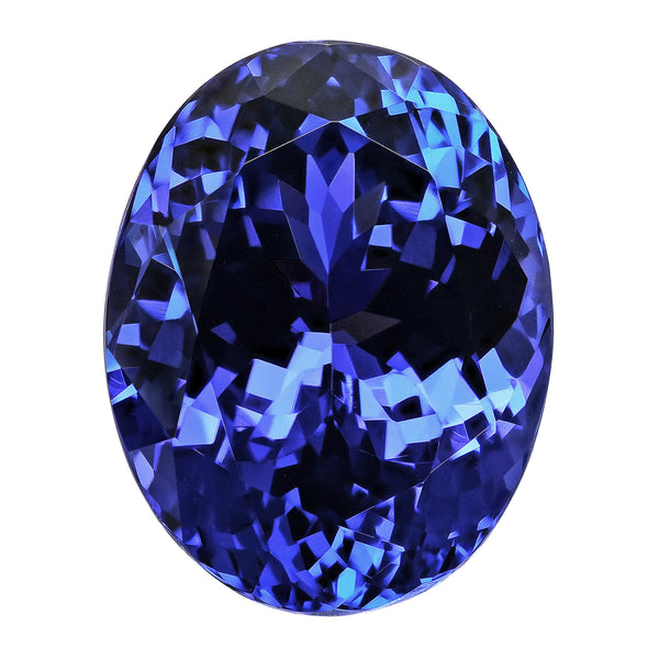 8.67ct Oval Certified AAAA Tanzanite Gemstone 14.02x11.16mm