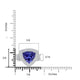 5.19 ct AAAA Trillion Tanzanite Ring with 1.57 cttw Diamond in 14K White Gold