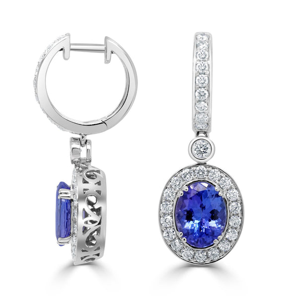 1.30 Carat Diamond and Ruby in 14K White Gold Stud Earrings For Sale at 1.30 Carat Diamond and Ruby in 14K White Gold Stud Earrings For Sale at