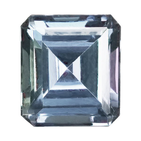 5.98ct Emerald Cut Zoisite Gemstone 10.67x9.55 MM