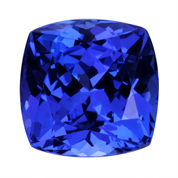 8.47ct Cushion  Certified AAAA Tanzanite Gemstone 11.00x11.00mm