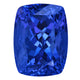 5.24ct Cushion Certified AAAA Tanzanite Gemstone 10.86x8.04mm