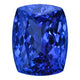 7.37ct Cushion Certified AAAA Tanzanite Gemstone 13.03x10.17mm