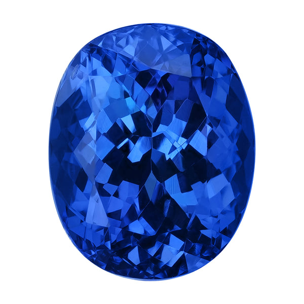 5.56ct Cushion Certified AAAA Tanzanite Gemstone 11.63x9.44mm