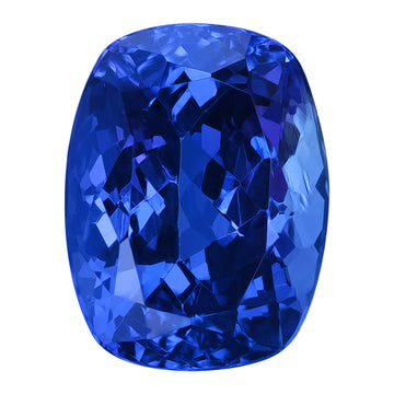 5.68ct Cushion Certified AAAA Tanzanite Gemstone 11.83x9.01mm