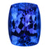 6.06ct Cushion Certified AAAA Tanzanite Gemstone 12.09x9.03mm