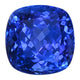 5.51ct Cushion Certified AAAA Tanzanite Gemstone 9.79x9.83mm