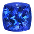 7.12ct Cushion Certified AAAA Tanzanite Gemstone 10.93x10.96mm