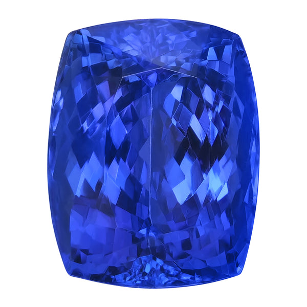 8.92ct Cushion Certified AAAA Tanzanite Gemstone 12.42x9.77mm