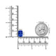 4.54ct Cushion Certified AAAA Tanzanite Gemstone 11.10x8.80mm