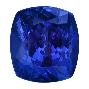 19.65ct Cushion Certified AAAA Tanzanite Gemstone 15.60x14.00mm
