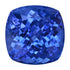 12.55ct Cushion Certified AAAA Tanzanite Gemstone 14.00x14.00mm