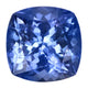 1.65ct AA Cushion Certified Tanzanite Gemstone 7.00mm