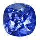 2.25ct AA Cushion Certified Tanzanite Gemstone 8.00mm