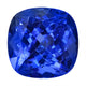 3.50ct AAA Cushion Certified Tanzanite Gemstone 9.00mm